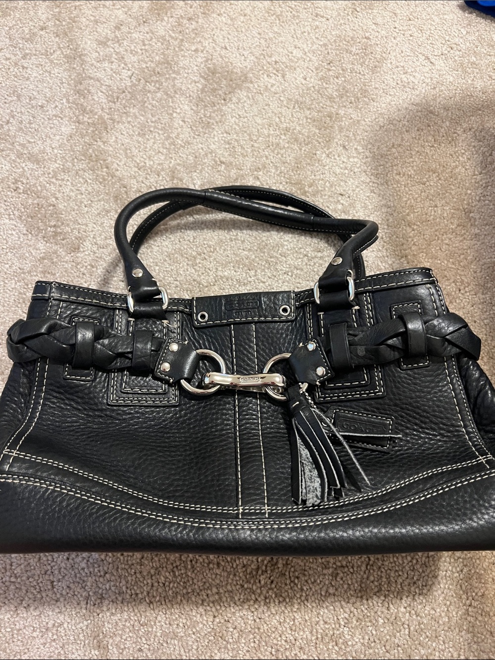 Coach shoulder bag-  black